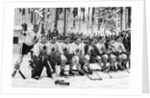 Canadian ice hockey team, Winter Olympic Games, Garmisch-Partenkirchen, Germany by Anonymous