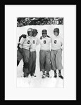Swiss four man bobsleigh team, Winter Olympic Games, Garmisch-Partenkirchen, Germany by Anonymous