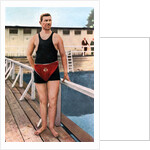 Emil Rausch, Geman swimmer, Olympic Games, St Louis, USA by Anonymous