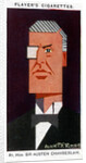 Austen Chamberlain, British politician by Alick P F Ritchie