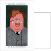 GK Chesterton, British poet, novelist and critic by Alick P F Ritchie