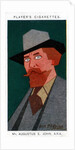 Augustus John, British painter by Alick P F Ritchie