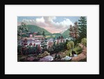 West Point, US Military Academy, from the opposite Shore by Currier and Ives