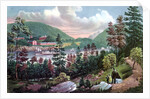West Point, US Military Academy, from the opposite Shore by Currier and Ives