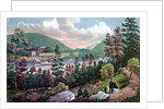 West Point, US Military Academy, from the opposite Shore by Currier and Ives