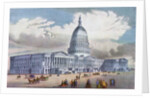 Washington, United States Capitol by Currier and Ives