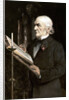 Mr Gladstone reading the lessons in Hawarden Church by Sydney Prior Hall