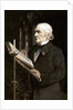 Mr Gladstone reading the lessons in Hawarden Church by Sydney Prior Hall