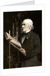 Mr Gladstone reading the lessons in Hawarden Church by Sydney Prior Hall