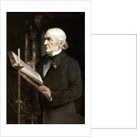 Mr Gladstone reading the lessons in Hawarden Church by Sydney Prior Hall