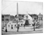 Place de la Concorde, Paris by John L Stoddard