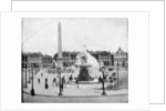 Place de la Concorde, Paris by John L Stoddard
