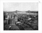 New York and the Brooklyn Bridge by John L Stoddard