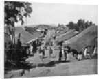 Village near Calcutta, India by John L Stoddard