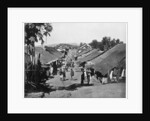 Village near Calcutta, India by John L Stoddard