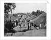Village near Calcutta, India by John L Stoddard