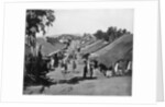 Village near Calcutta, India by John L Stoddard