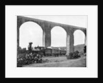 Aqueduct near Queretaro, Mexico by John L Stoddard