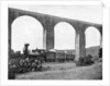 Aqueduct near Queretaro, Mexico by John L Stoddard