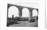 Aqueduct near Queretaro, Mexico by John L Stoddard