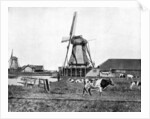 Dutch windmills, Holland by John L Stoddard