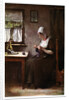 Knitting fisherwoman by Hobbe Smith