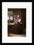 Knitting fisherwoman by Hobbe Smith