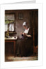 Knitting fisherwoman by Hobbe Smith