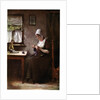 Knitting fisherwoman by Hobbe Smith