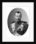 Czar Nicholas II of Russia by C Schutte