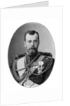Czar Nicholas II of Russia by C Schutte