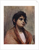 Study of an Italian girl's head by J Muntz