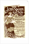 Advertisement for John Swain & Son, printers by John Swain & Son