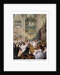 Princess Alexandra's and Prince Edward's wedding, St Georges Chapel at Windsor by Robert Dudley