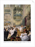 Princess Alexandra's and Prince Edward's wedding, St Georges Chapel at Windsor by Robert Dudley
