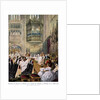 Princess Alexandra's and Prince Edward's wedding, St Georges Chapel at Windsor by Robert Dudley