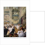 Princess Alexandra's and Prince Edward's wedding, St Georges Chapel at Windsor by Robert Dudley