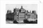 The Reichstag in the late 19th century by Anonymous