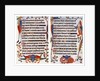 Page of illustrated text from the Luttrell Psalter, c1300-c1340, (c1900-1920) by Anonymous