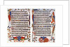 Page of illustrated text from the Luttrell Psalter, c1300-c1340, (c1900-1920) by Anonymous