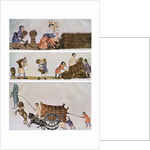 Reaping, carrying, and carting, c1300-1340, (c1900-1920) by Anonymous