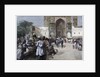 An open-air restaurant at Lahore, India by Edwin Lord Weeks
