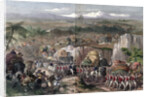 March of troops in India by Anonymous