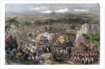 March of troops in India by Anonymous