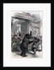 Performing bear in a Russian village by Anonymous
