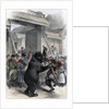 Performing bear in a Russian village by Anonymous
