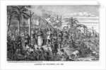 Landing of Columbus, AD 1492 by Anonymous