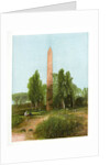 Obelisk at Heliopolis, Egypt by W Dickens