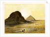 Brick Pyramids of Dashur, Egypt by W Dickens