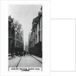 Gabled houses, Cloth Fair, London by Anonymous